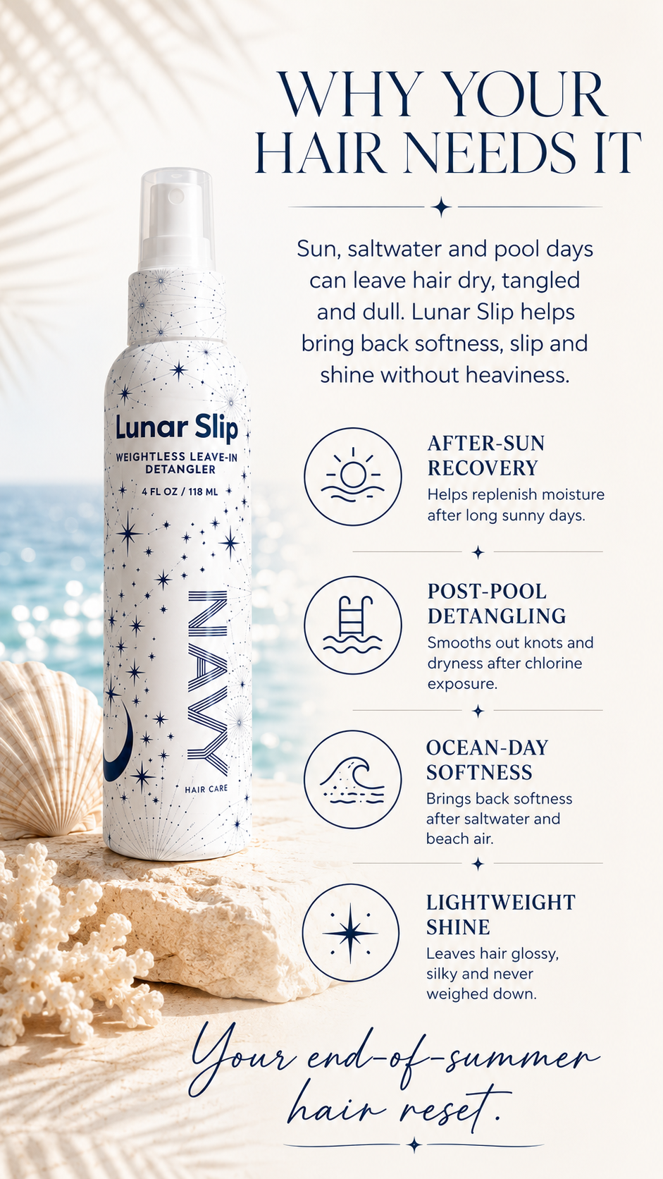 Lunar Slip – Weightless Leave-In Detangler