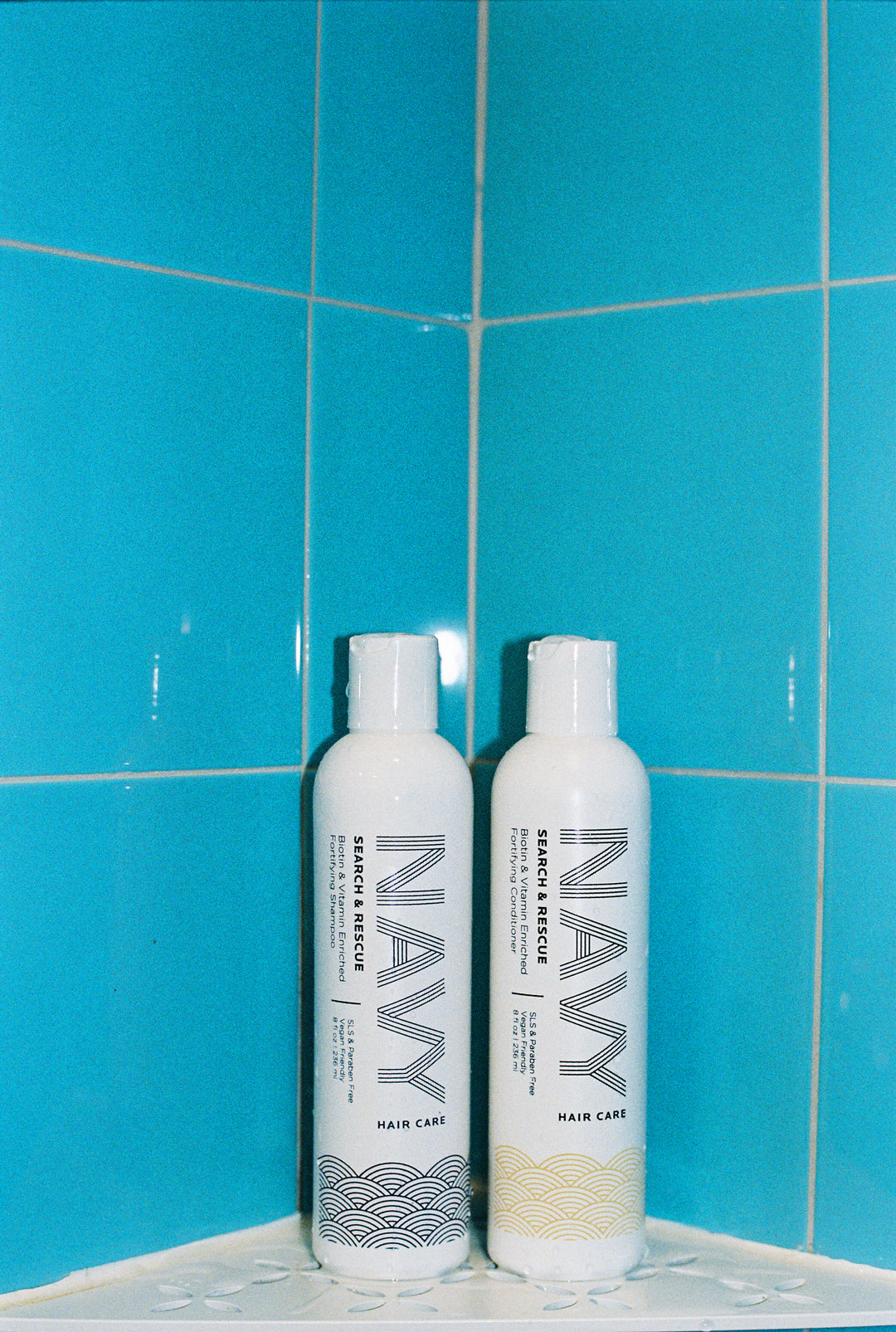 Navy Hair Care - What Products I Have Been Using - Deb and Danelle