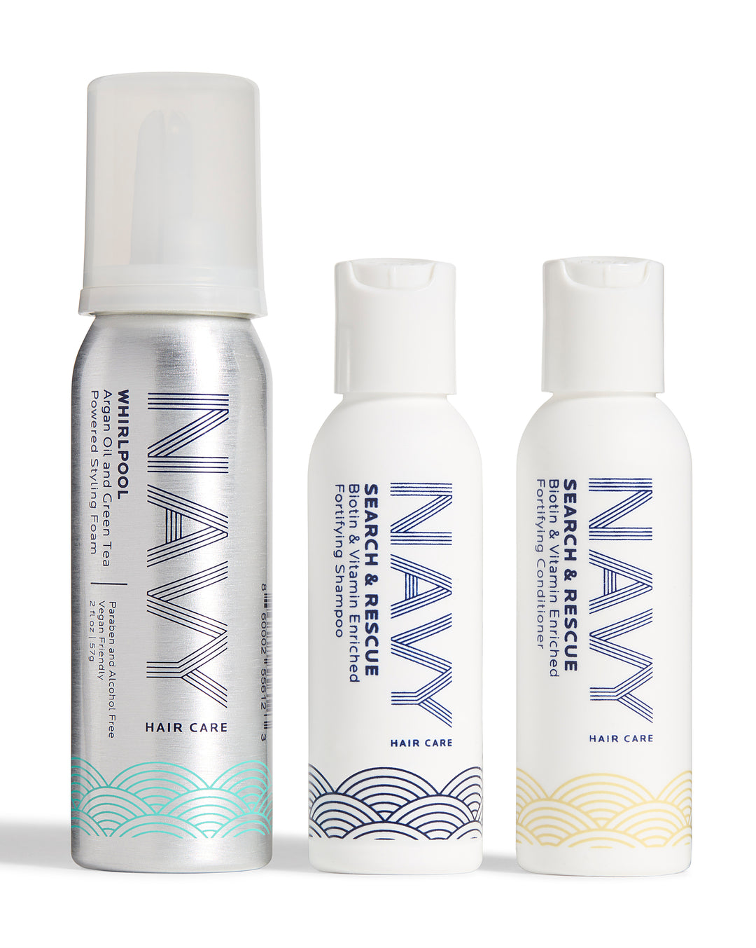 The Travel Kits – Navy Hair Care